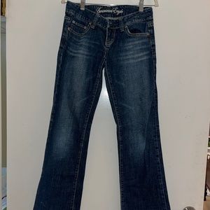 American Eagle Boot cut dark wash jeans